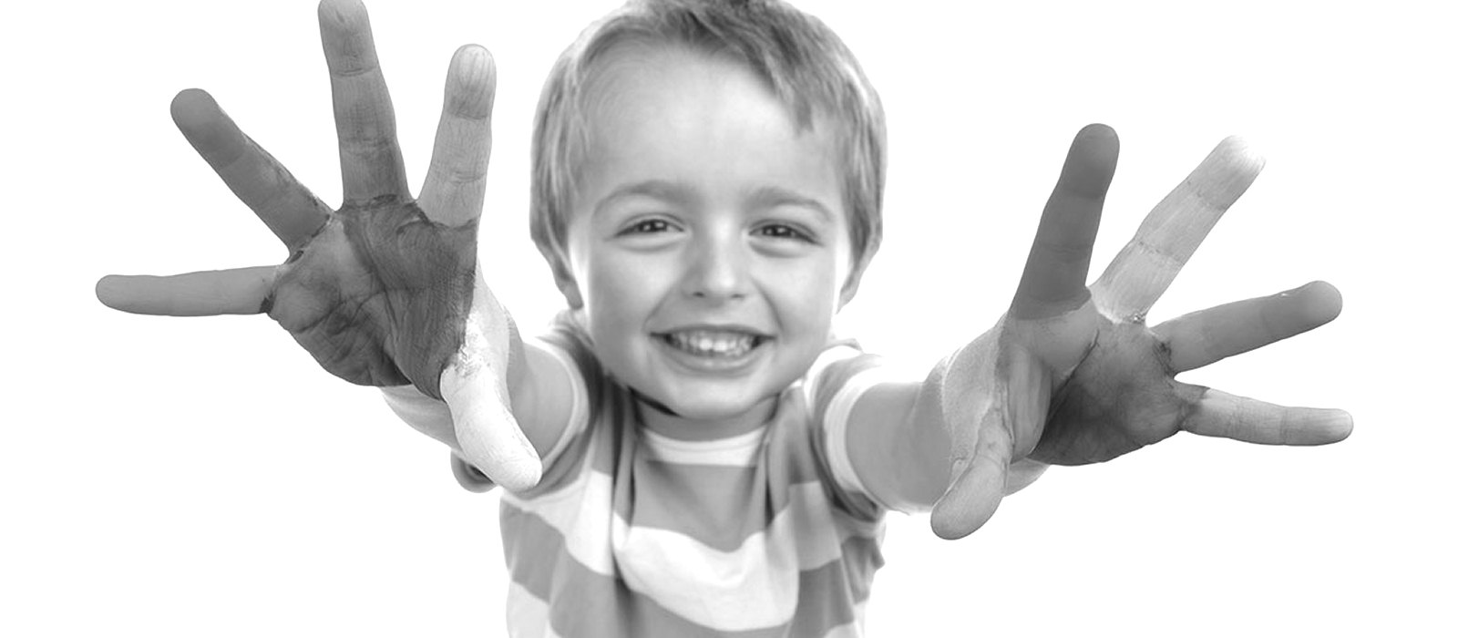 Happy child after social work consultancy in West Wales